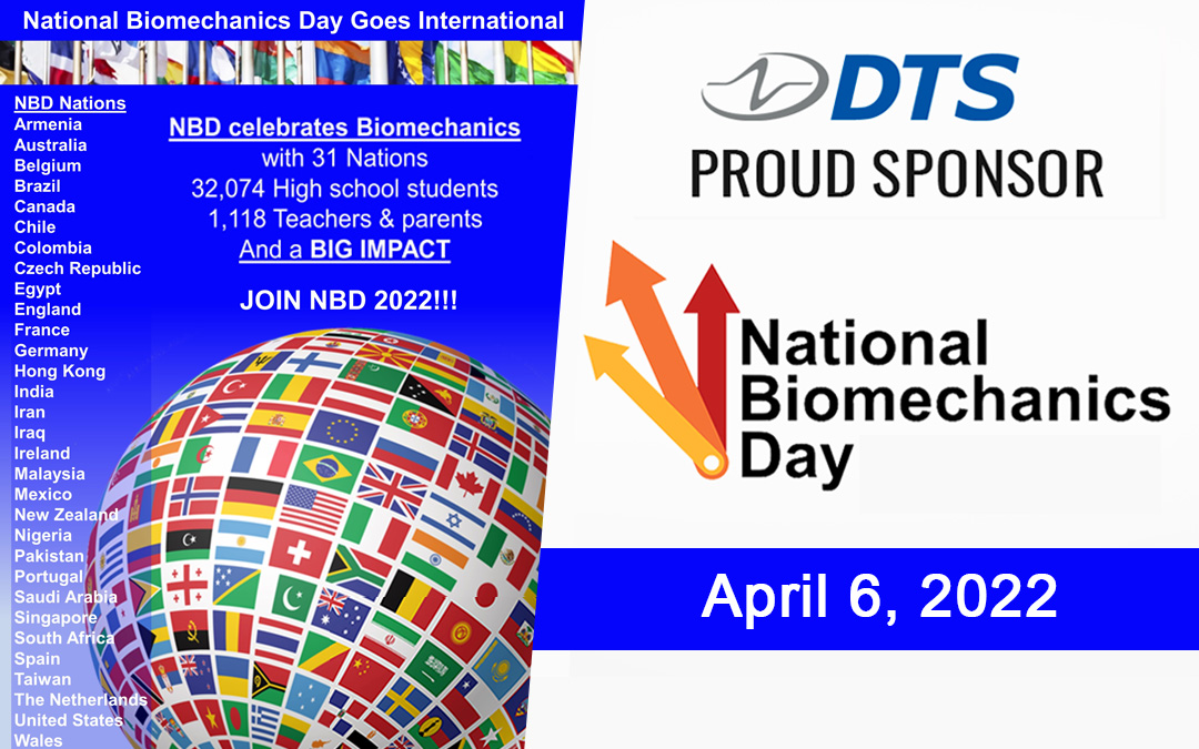 DTS Proud Sponsor of National Biomechanics Day 2022