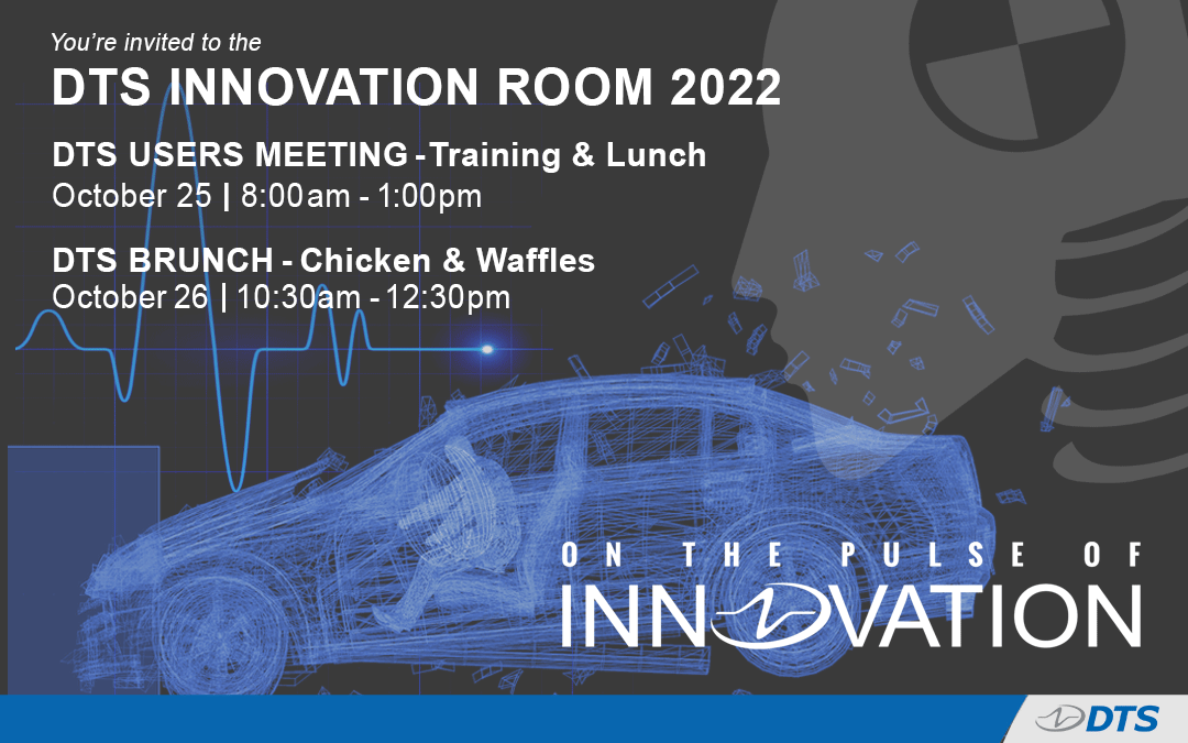 DTS Innovation Room 2022 Events at the Automotive Testing Expo